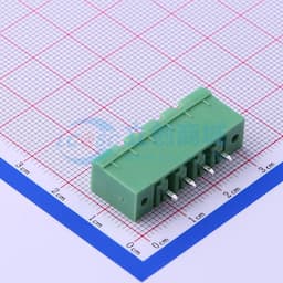 螺丝固定 1x4P 5.08mm 排数:1 每排P数:4 【插拔】缩略图