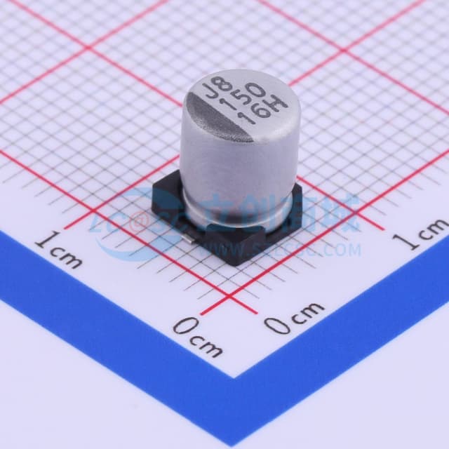 150uF ±20% 16V实物图