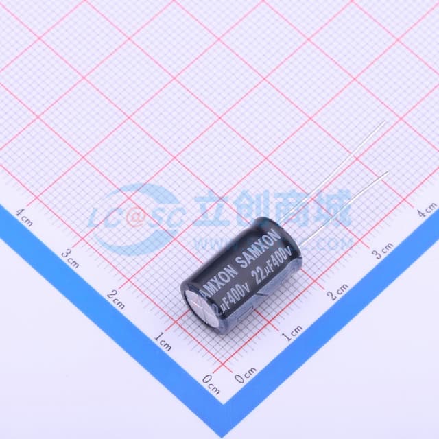 22uF ±20% 400V 【引线】实物图