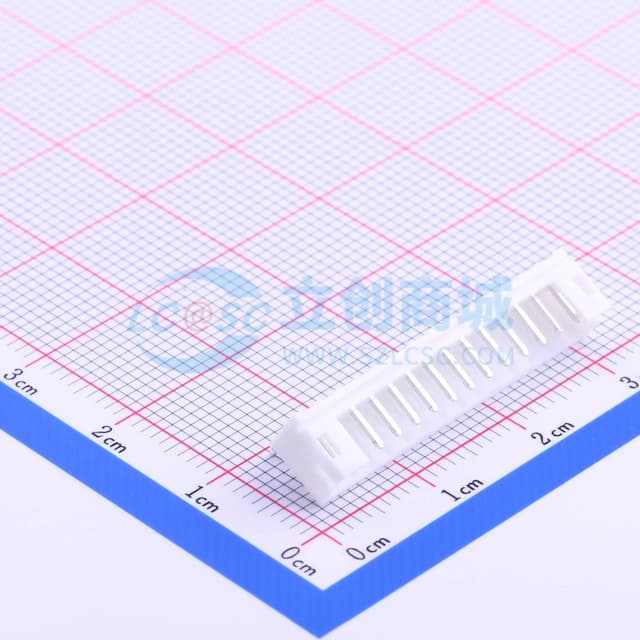 1x14P 间距:2mm 弯插 系列:PH 【插件】实物图