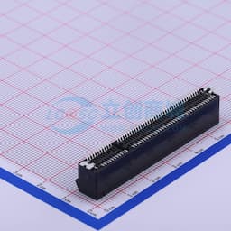 黑色 PCIE 边缘卡连接器 PCI-E 卡边缘连接器 SMT TYPE缩略图