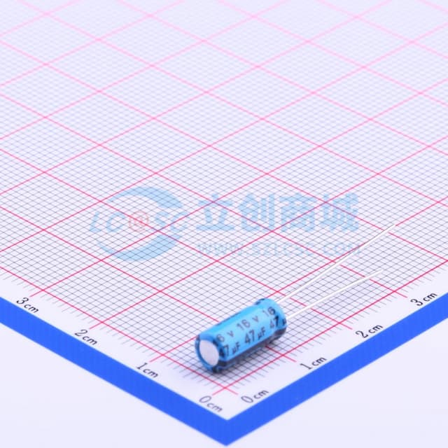 47uF ±20% 16V 【引线】实物图