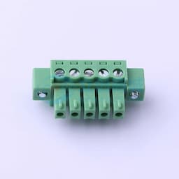 3.81mm 1x5P 排数:1 每排P数:5 螺丝固定缩略图