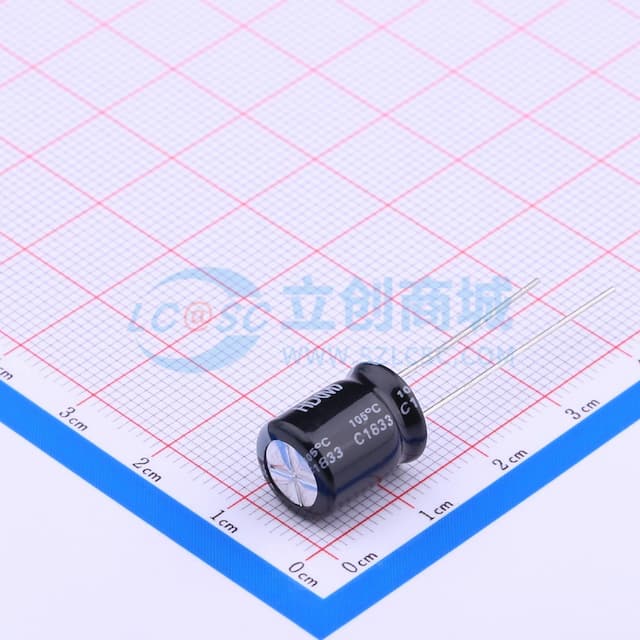 1000uF ±20% 6.3V 【引线】实物图