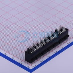 黑色 PCIE3.0 DIP连接器 带双定位柱 卡边缘插槽【“金】缩略图