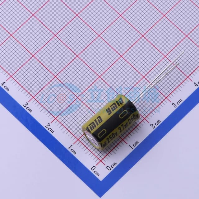 27uF ±20% 250V 【引线】实物图