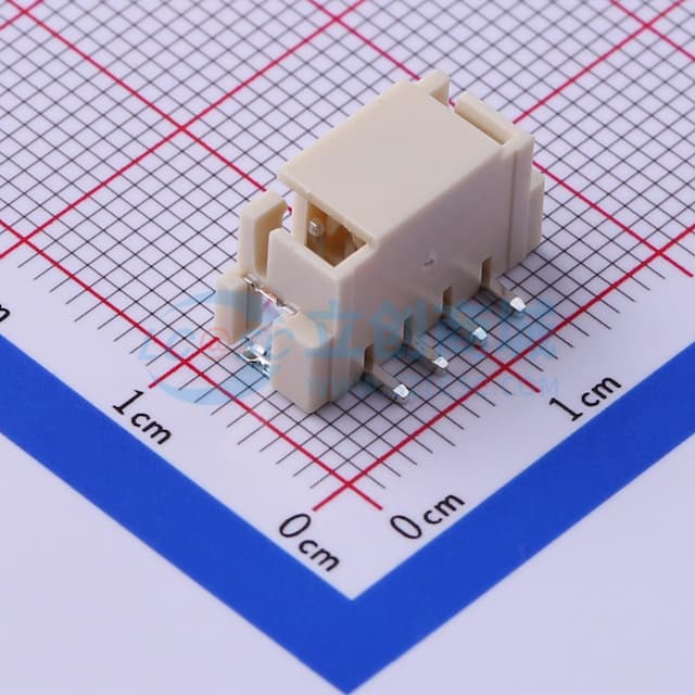 1x4P 间距:2.5mm 立贴 系列:XH实物图