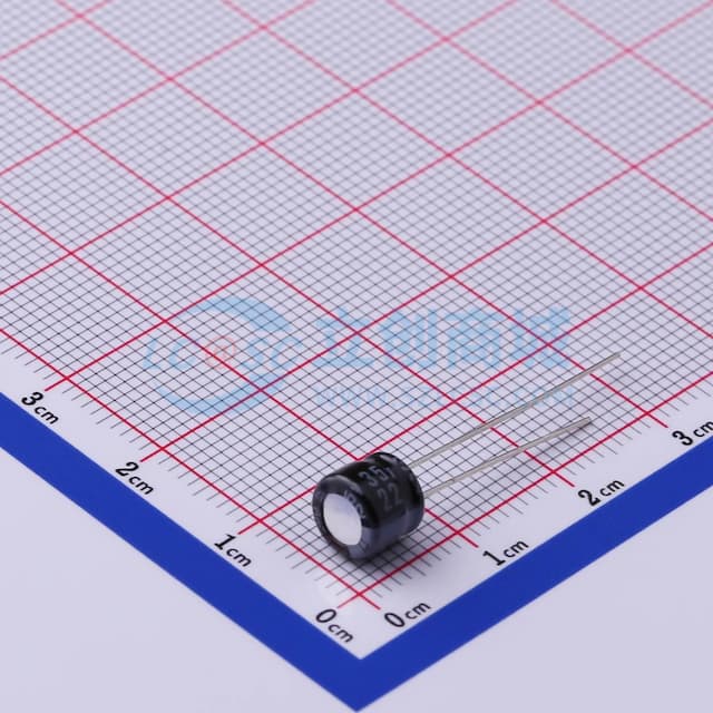22uF ±20% 35V 停产 【引线】实物图