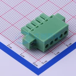 3.81mm 1x5P 排数:1 每排P数:5 螺丝固定缩略图