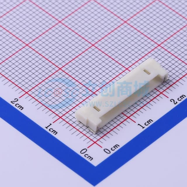 1x14P 间距:1.25mm 卧贴实物图