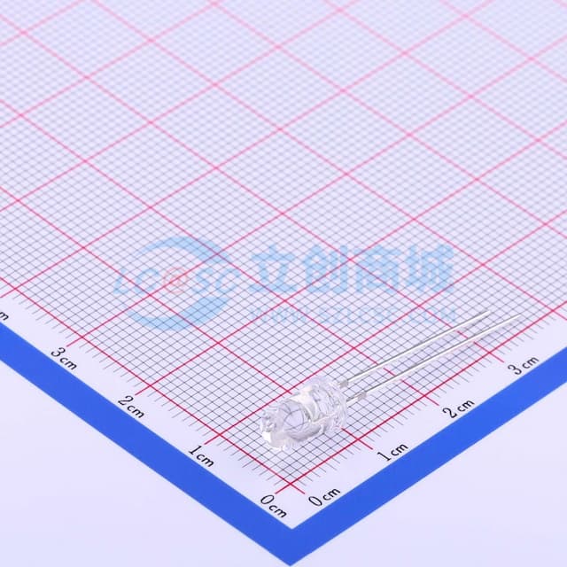 橙红,蓝灯 【发光】实物图