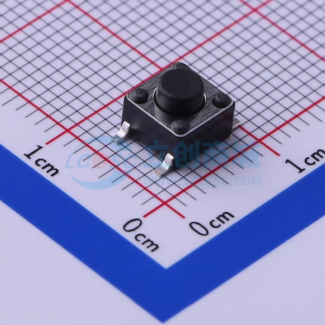6*6*5mm 立贴 轻触开关实物图