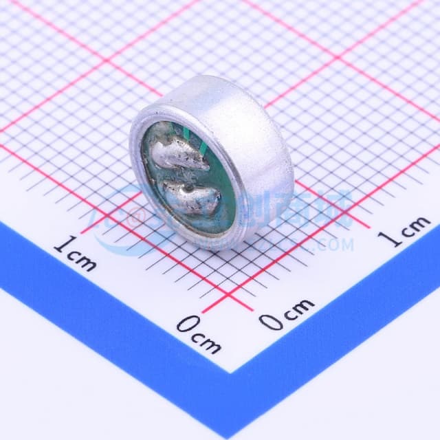 全指向φ9.7*4.5mm 1.5V-10V 灵敏度-56db 低阻抗实物图