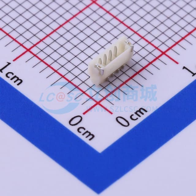 1x4P 间距:0.8mm 卧贴实物图