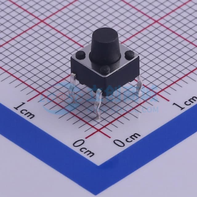 6*6*6.5mm 直插 轻触开关 【轻触】实物图