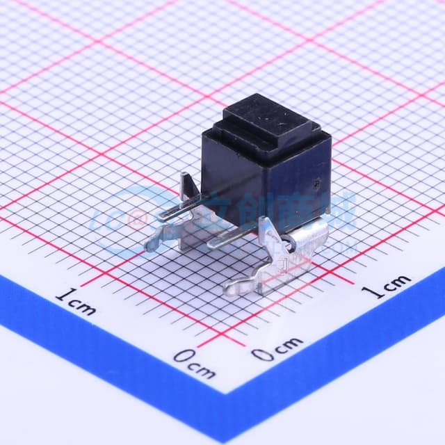 6*6*5.75mm 卧插 轻触开关 【轻触】实物图