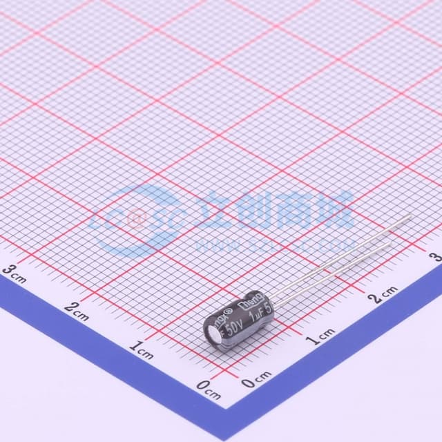 1uF ±20% 50V 【引线】实物图