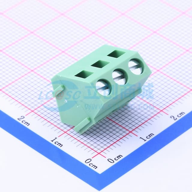 5mm 排数:3 每排P数:3 直插 【螺钉】实物图