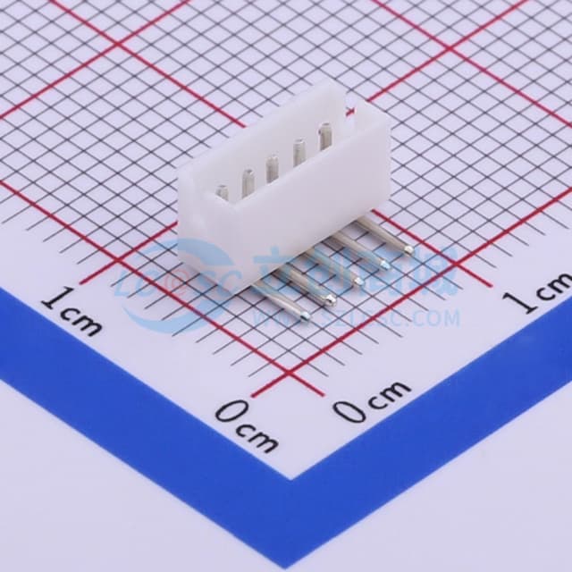 1x5P 间距:1.5mm 弯插 【插件】实物图