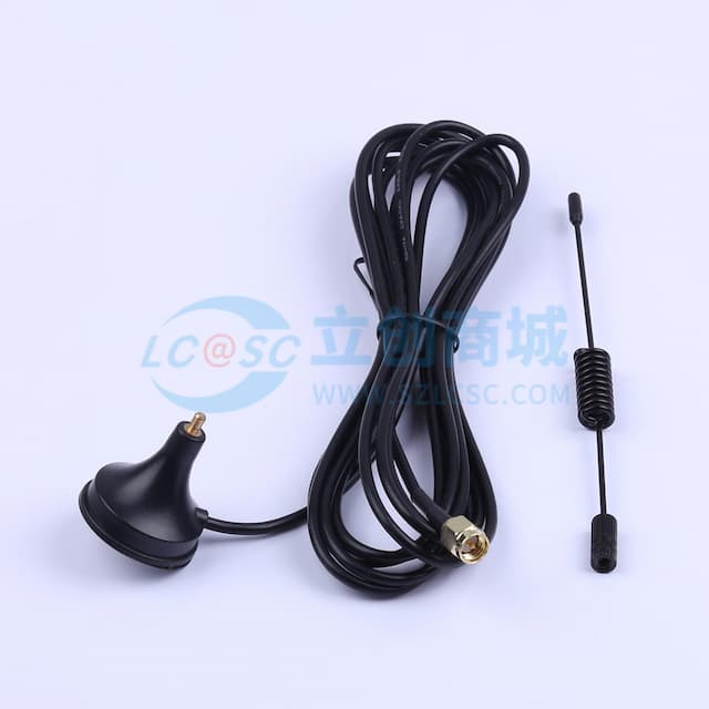 两件套 2G/3G/GPRS/GSM/NB-IoT全向室内/外吸盘天线实物图