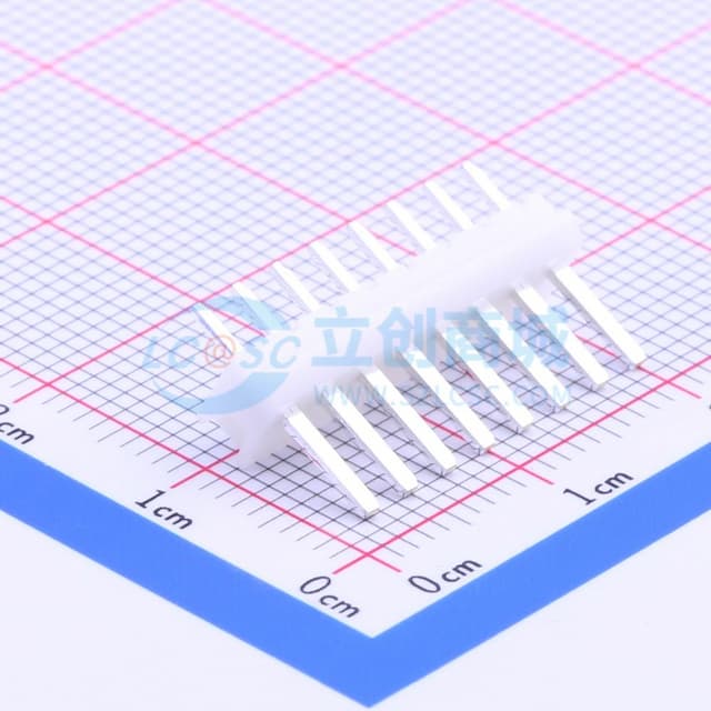 1x8P 间距:2.5mm 直插 系列:SHF(NH) 【插件】实物图