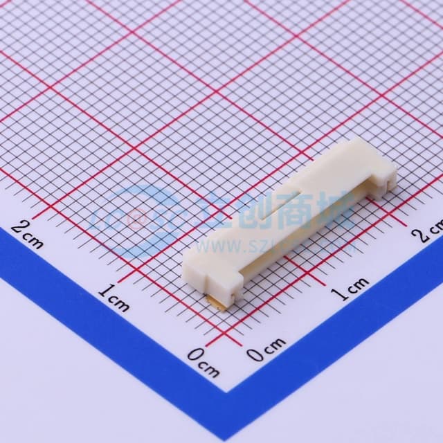 1x13P 间距:1.25mm 卧贴实物图