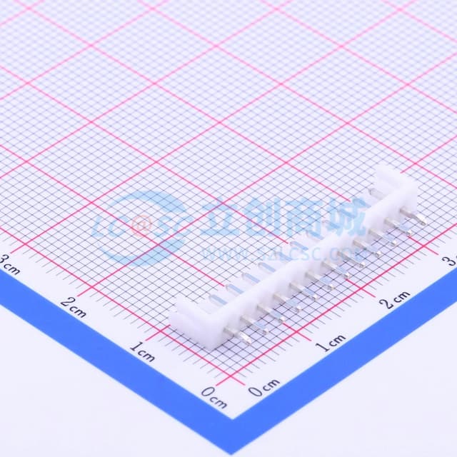 1x12P 间距:2.5mm 直插 系列:EH 【插件】实物图