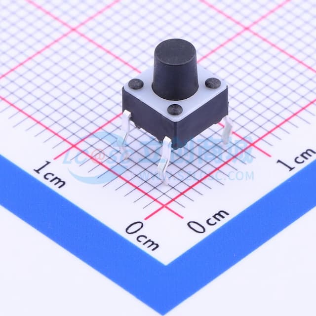 6*6*7mm 直插 轻触开关 【轻触】实物图