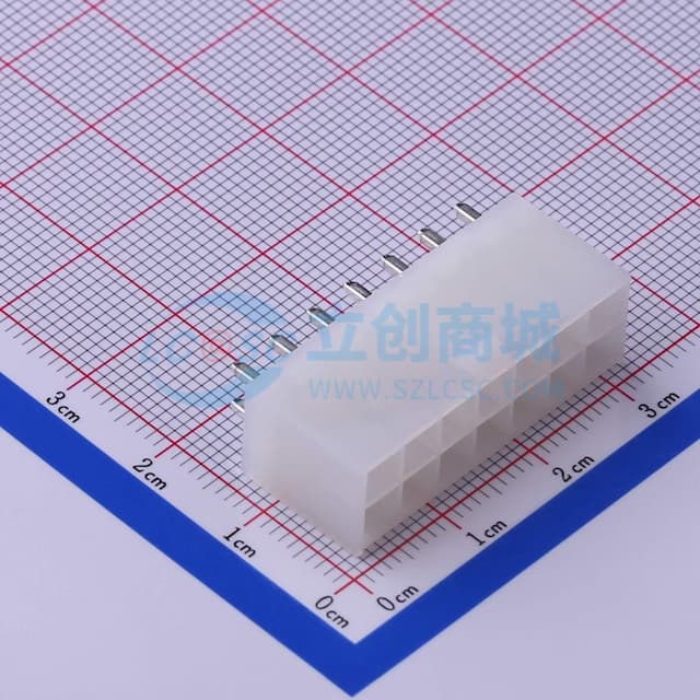 2x7P 间距:4.2mm 直插【插件】实物图