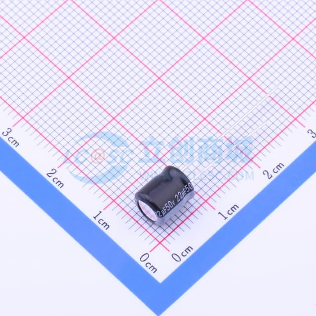 22uF ±20% 50V 【引线】实物图