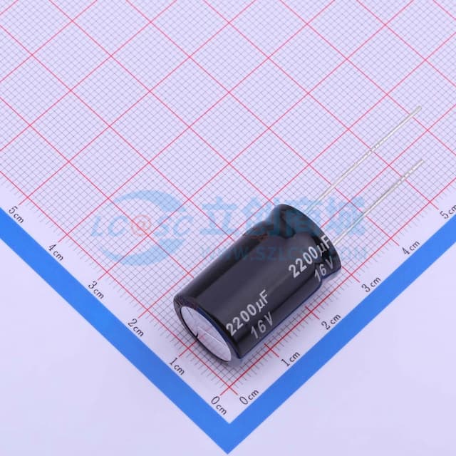 2200uF ±20% 16V 【插件】实物图