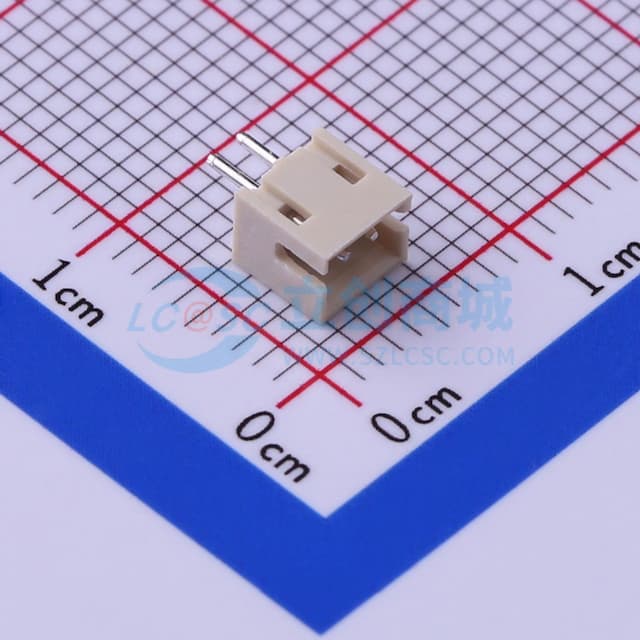 板装插座 1.5mm 插件 180° 2位 (46) 【插件】实物图