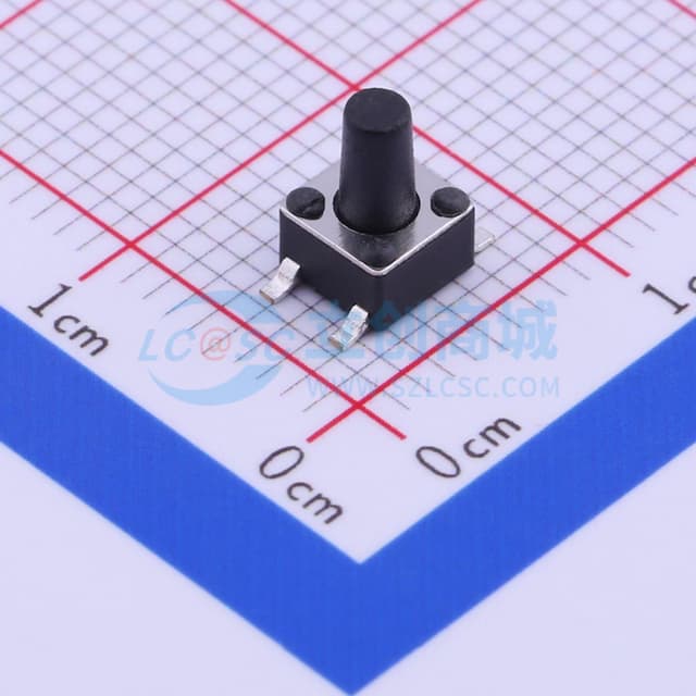 4.5*4.5*7mm 立贴 轻触开关实物图