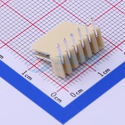 米黄色 1x6P 间距:2.54mm 弯插 系列:KK 254(MX2510)【插件】缩略图