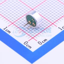 全指向双电容φ6.0*2.7mm 1.5V-10V 灵敏度-52db 低阻抗 针脚缩略图