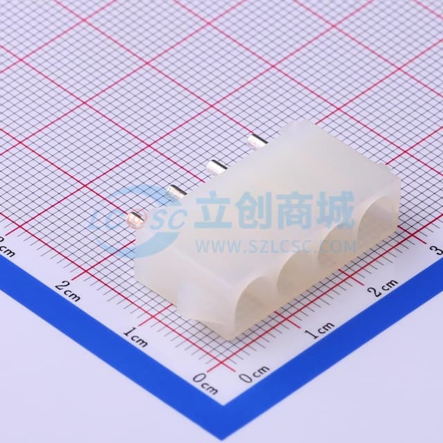 1x4P 间距:6.35mm 直插 【插件】实物图