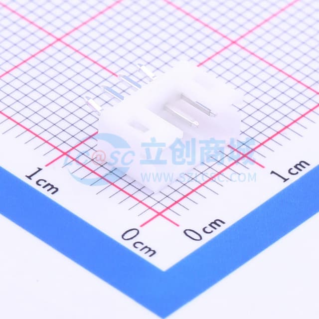 系列:PH 间距:2mm 1x4P【插件】实物图