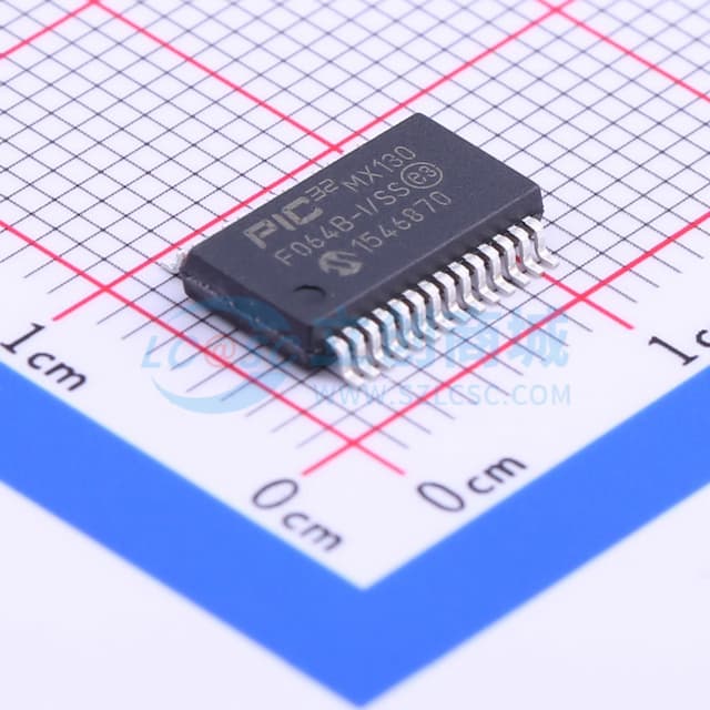 PIC32MX130F064B-I/SS实物图