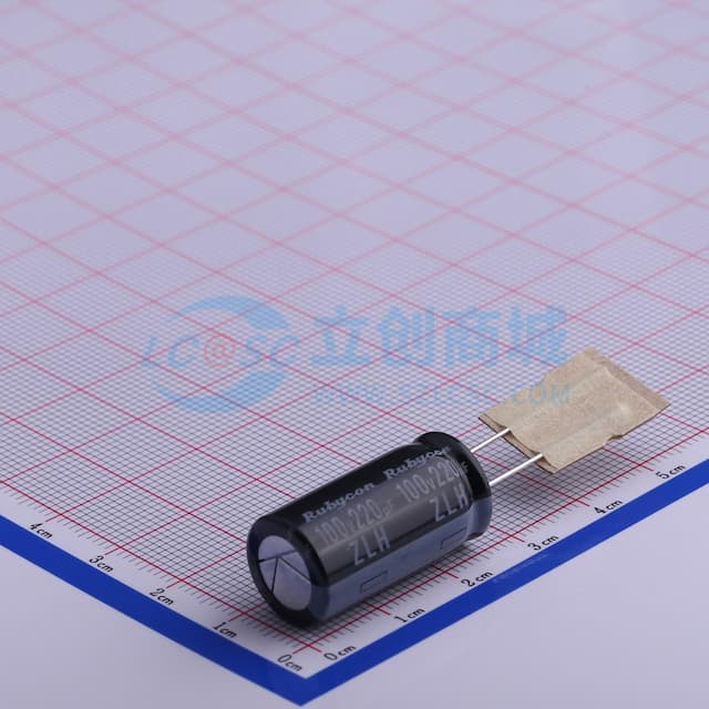 220uF ±20% 100V 【插件】实物图
