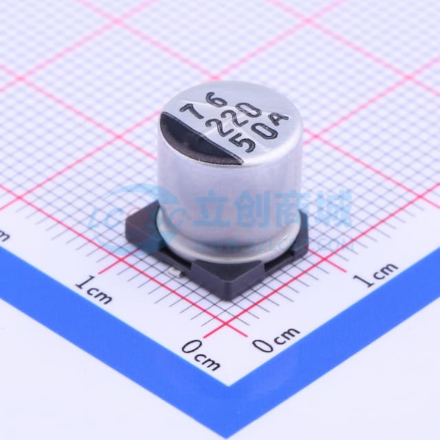 220uF ±20% 50V实物图