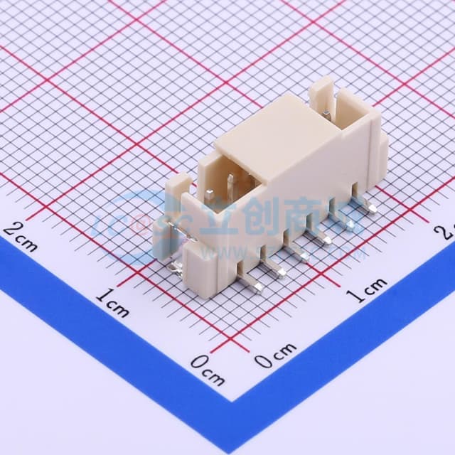 1x6P 间距:2.5mm 立贴 系列:XH实物图