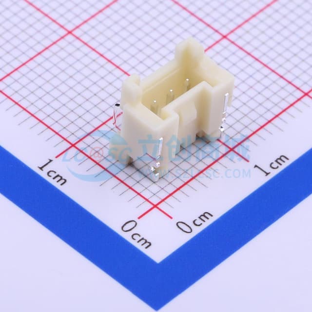1x3P 间距:2mm 立贴 系列:PA实物图