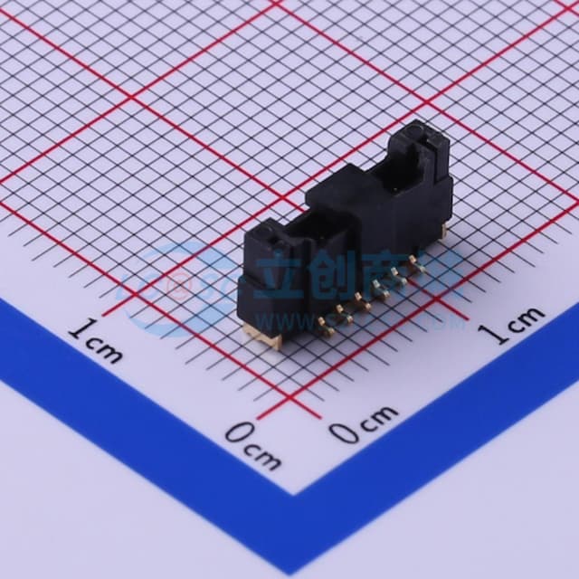 1x6P 间距:1.25mm 立贴实物图