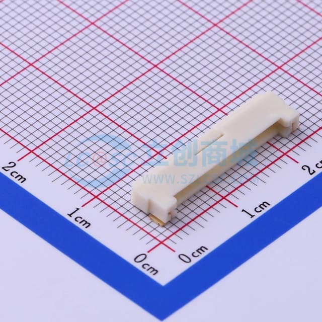 1x14P 间距:1.25mm 卧贴实物图