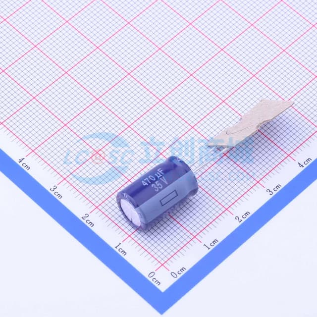 470uF ±20% 35V 【引线】实物图