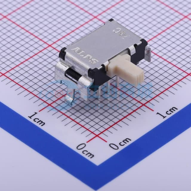 5.0mm高2.0mm行程型滑动开关【插件】实物图