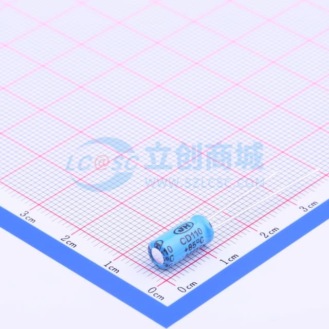 100uF ±20% 16V 【引线】实物图