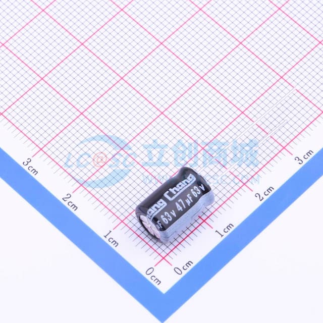 47uF ±20% 63V 【插件】实物图