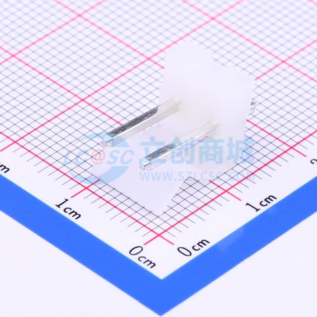 1x2P 间距:5.08mm 直插【插件】实物图