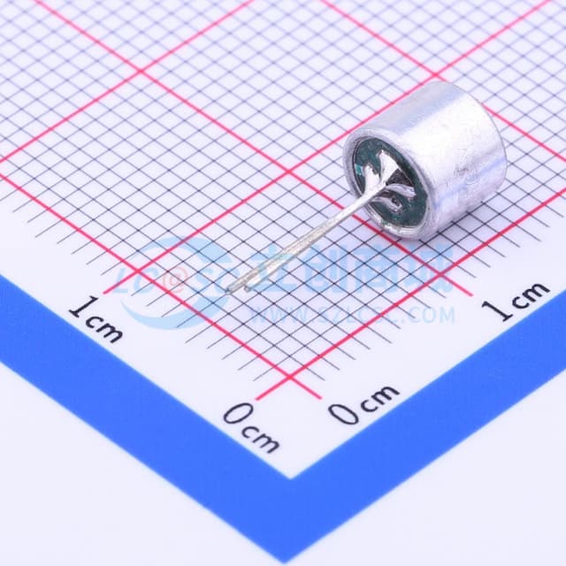 全指向φ6.0*5.0mm 1.5V-10V 灵敏度-50db 低阻抗 针脚 【咪头】实物图